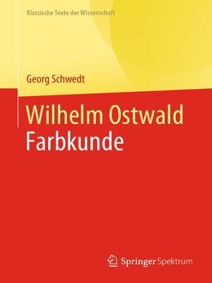 cover image of Wilhelm Ostwald